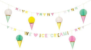 Ice Cream Party Garland