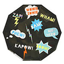 Super Hero Party Plates