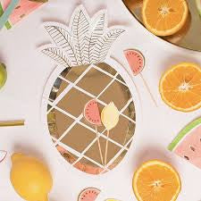 Party Pineapple Plates