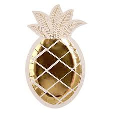 Party Pineapple Plates