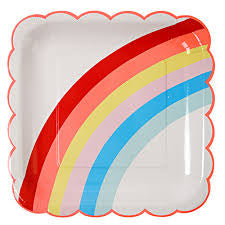 Rainbow Party Plates