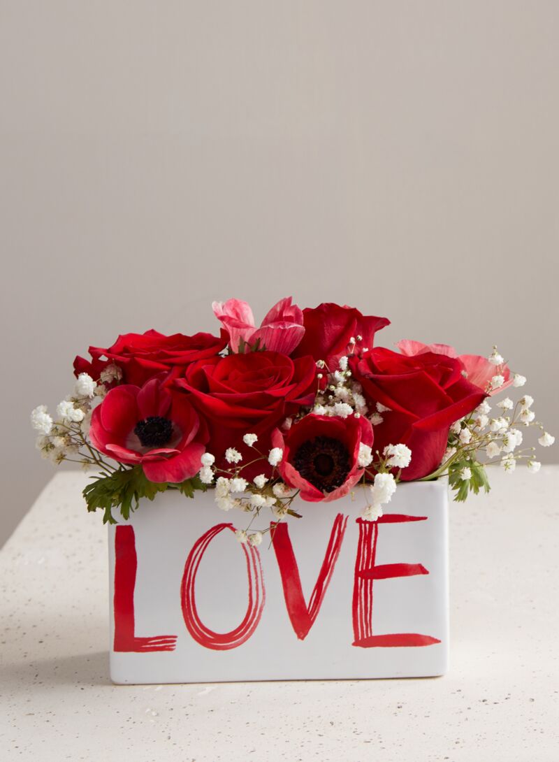 Painted Love Planter