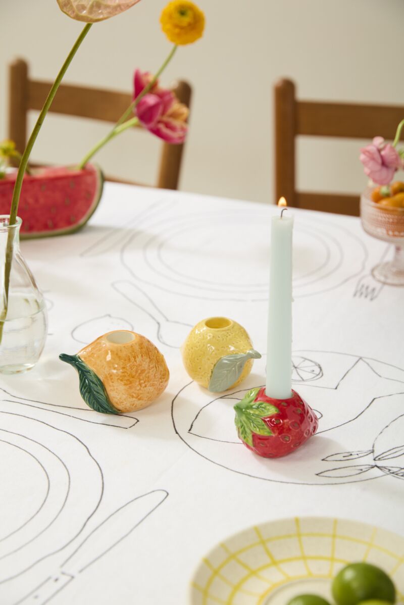FRESH FRUIT CANDLEHOLDER