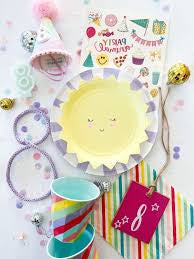 Happy Sun Party Plate