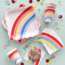 Rainbow Party Plates