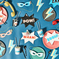 Super Hero Party Mask Set