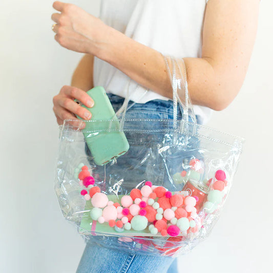 Dumpling Pom Poms Tote bag