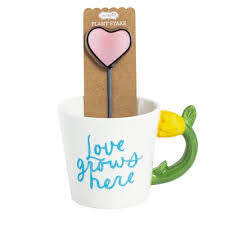 Mug & Plant Stake Set