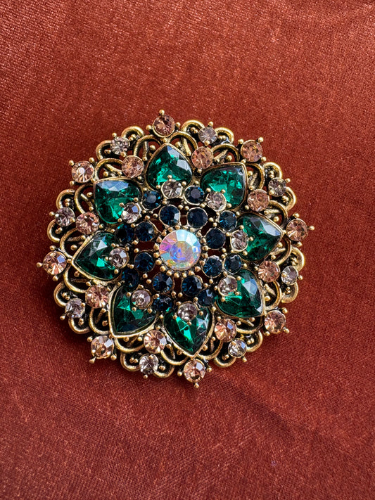 Broche Vintage Round Shape