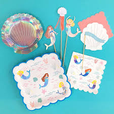 Let’s Be Mermaid Party Plates