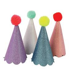 Pom Pom Party Hats