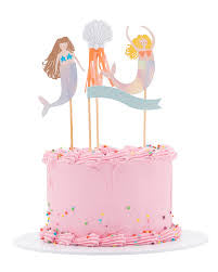 Let’s Be Mermaid Cake Topper
