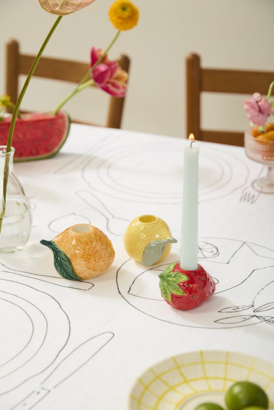 FRESH FRUIT CANDLEHOLDER