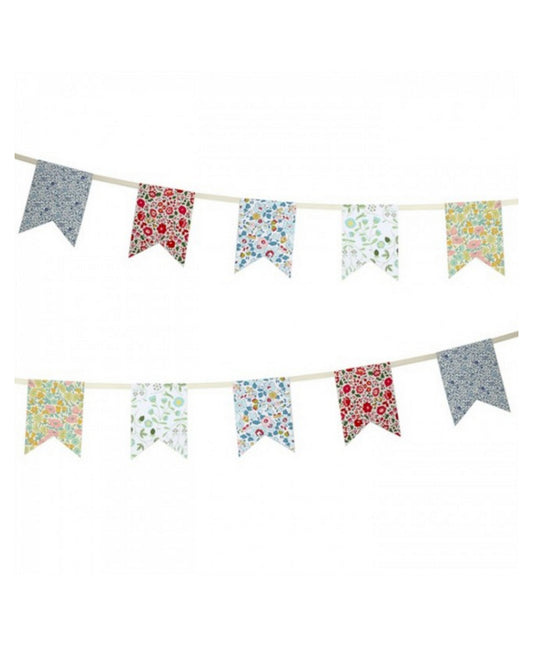 Liberty Floral Paper Pennants Garland