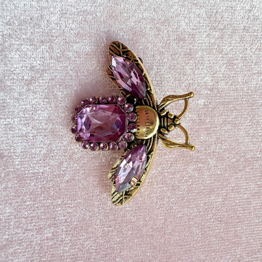 Broche Bee With Gems