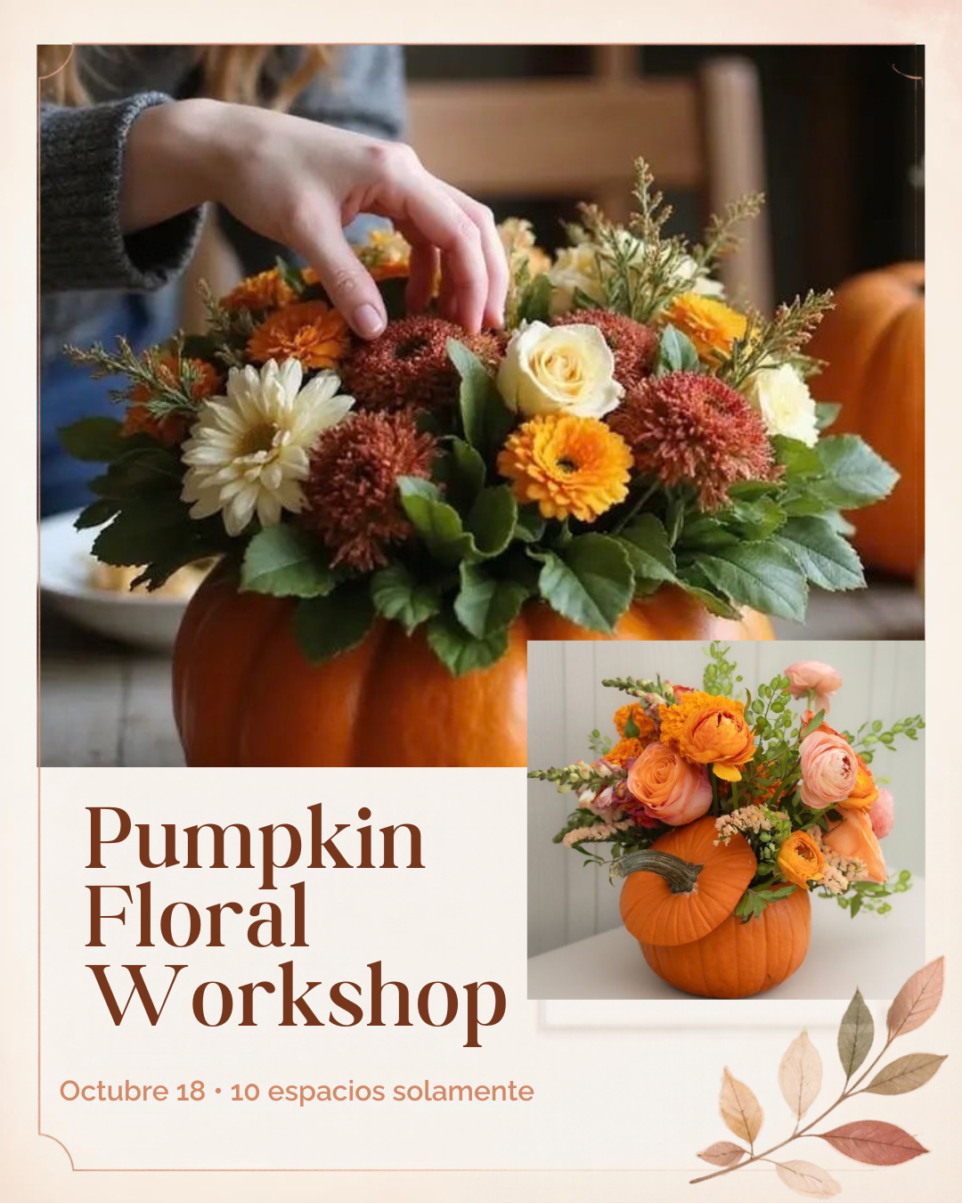 Pumpkin Floral Workshop