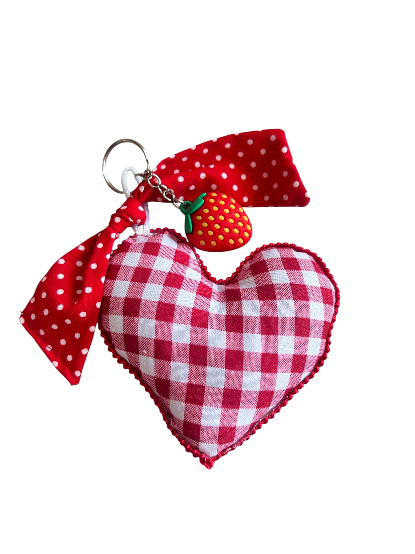 Puffy Heart Bag Charm